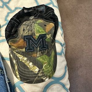 Adjustable Michigan Camo Hat